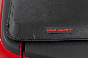 Ram 2500 Soft Roll Up Bed Cover - Rough Country - Matte Black - '11-'23